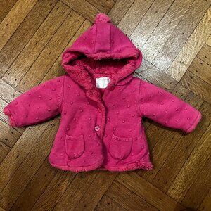 pink Mayoral Shacket (lined) with adorable finishes